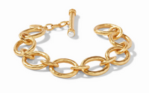Catalina Demi Link Bracelet - Gold Pearl 
