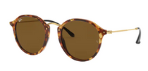 RB2447 Round - Spotted Brown Havana 