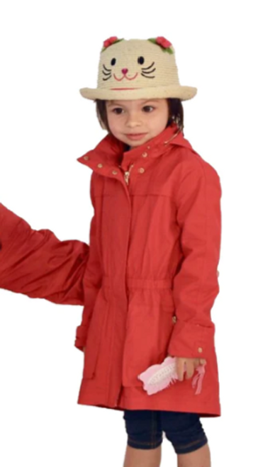 Kids Tessee Anorack Jacket - Red