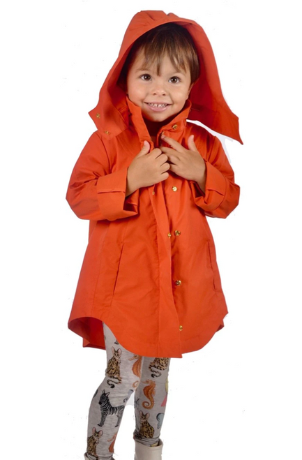 Kids Tessee Anorack Jacket - Pumpkin 