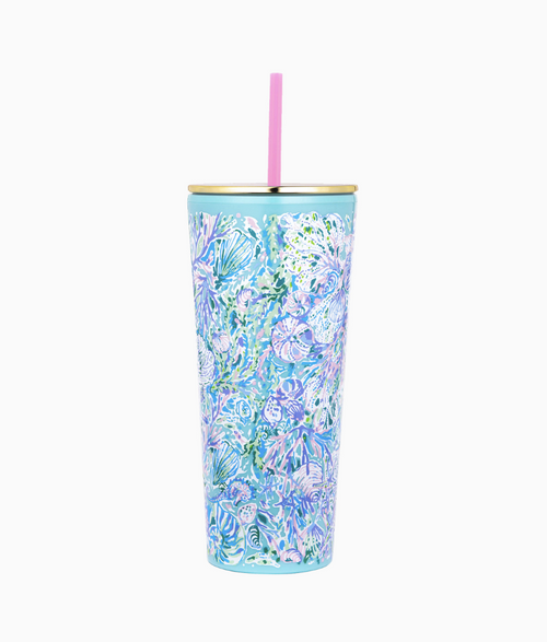 Tumbler with Straw - Soleil It On Me