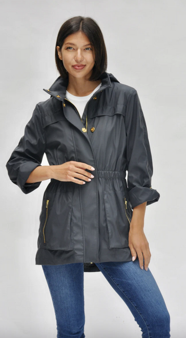 Anna 100% Waterproof Jacket - Black 