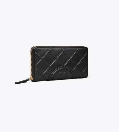 Tory Burch Fleming Soft Chain Wallet (Pink Plie) Handbags - ShopStyle