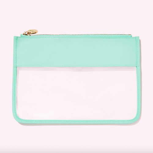Classic Clear Flat Pouch - Cotton Candy 