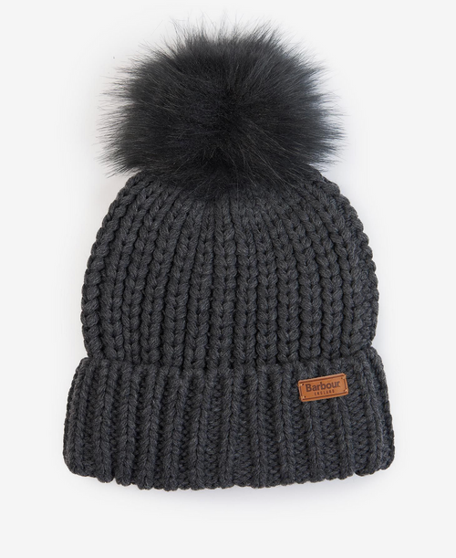 Barbour Saltburn Beanie - Charcoal 