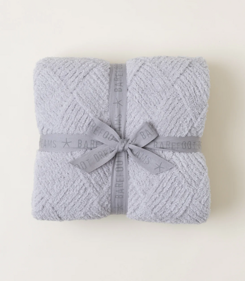 CozyChic Diamond Weave Blanket - Oyster 