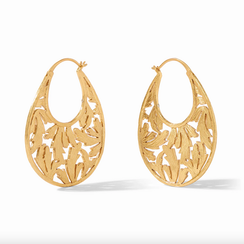 Ivy Statement Hoop - Gold 