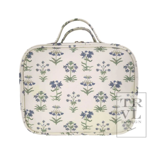 LUXE Travel Cosmetic Toiletry Case- Provence Saffiano