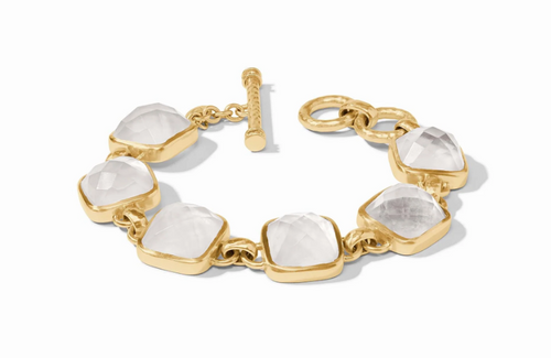 Catalina Stone Bracelet - Iridescent Clear Crystal 