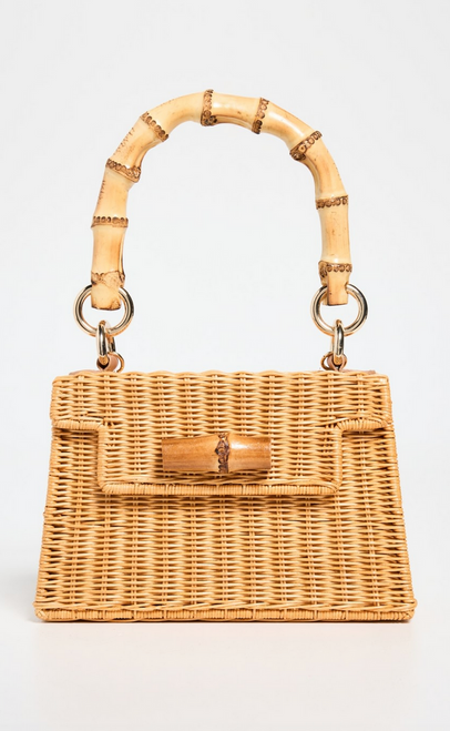 Abby Wicker Bag - Light Honey 