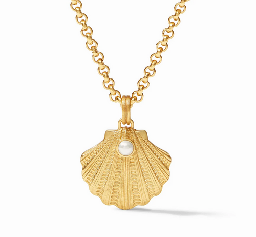 Sanibell Shell Pendant - Pearl 