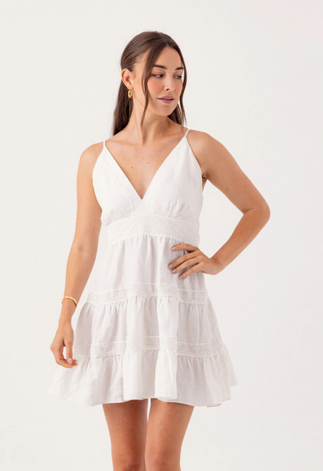 Petra Dress - White