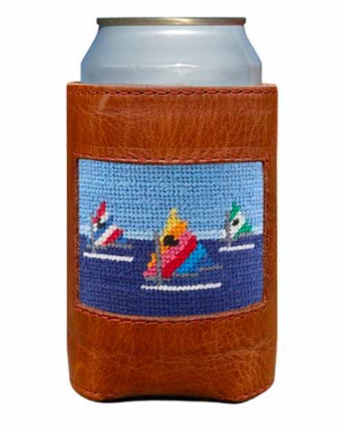 Needlepoint Can Cooler - Day Sailor 