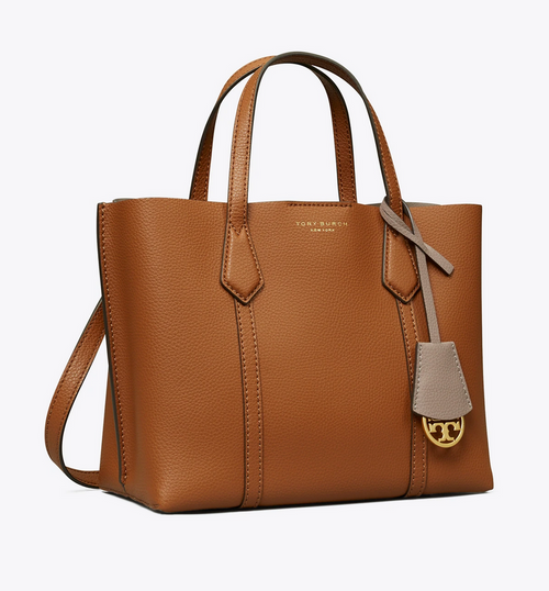 Totes  Lee Radziwill Small Double Bag Bistro Brown - Tory Burch