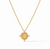 Bee Cameo Solitaire Necklace - Gold 