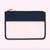 Classic Clear Flat Pouch - Sapphire 