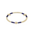 Signature Cross Gold Bliss Pattern 2.5mm Bead Bracelet - Lapis 