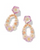 Deliah Statement Earrings - Gold Pastel Mix