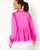 Jaylene Long Sleeve Top - Cerise Pink 