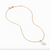 Celeste Pearl Solitaire Necklace - Gold Pearl  