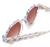 Astor Sunglasses - Gingham over Crystal Mirrored 