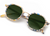 Dakota Sunglasses -  Gingham Over Crystal 