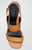 Double T Heel Sandal 50MM - Caramel Corn / Perfect Black 