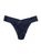 Signature Lace Original Rise Thong - Navy