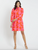 Florence Dress Jude Cloth- Bamboo Lattice Apricot Light Pink 