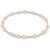 Hope Unwritten Bracelet - Pearl and Gold Beads