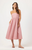 Kenny Dress - Sunset Pink Stripe 