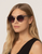 Beau Nylon Sunglasses - Harlequin 18k Rose 