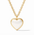 Heart Pendant - Pearl 