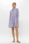 Long Sleeve Shirt Dress Mini - Portland Blue 