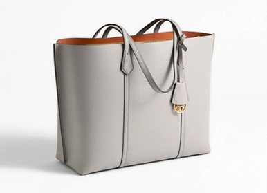 4779 TORY BURCH Perry Triple Compartment Tote GRAY HERON