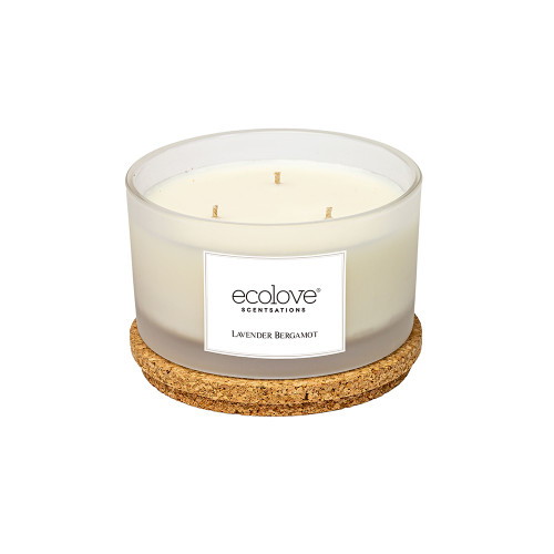 Big Scented Candle Lavender Bergamot 