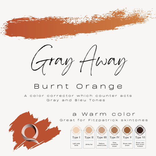 Quantum PMU Colors  - Gray Away Color Corrector - Platinum Label