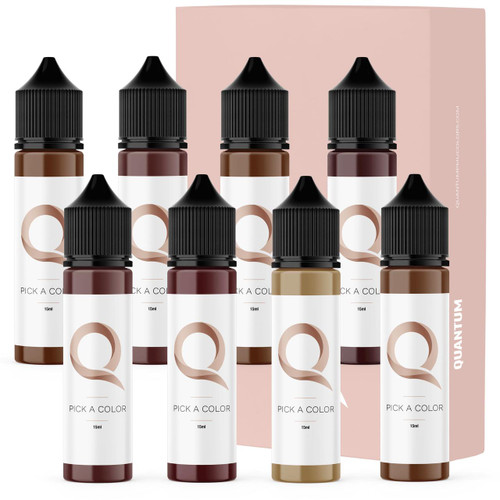 Quantum PMU Customizable Brow Set - 8 bottles