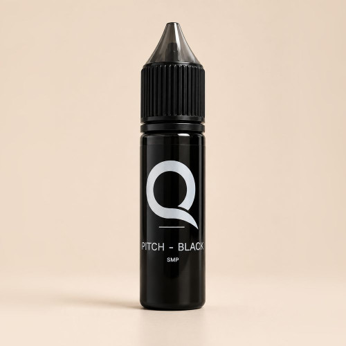 Quantum PMU Colors - Pitch Black — Ultra-Dark SMP Pigment for Darker Skin Tones