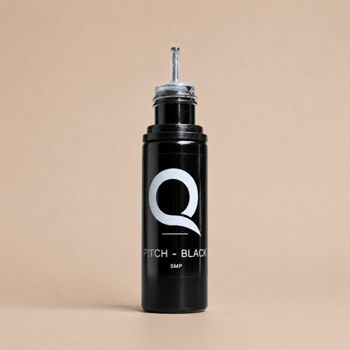 Quantum PMU Colors - Pitch Black — Ultra-Dark SMP Pigment for Darker Skin Tones