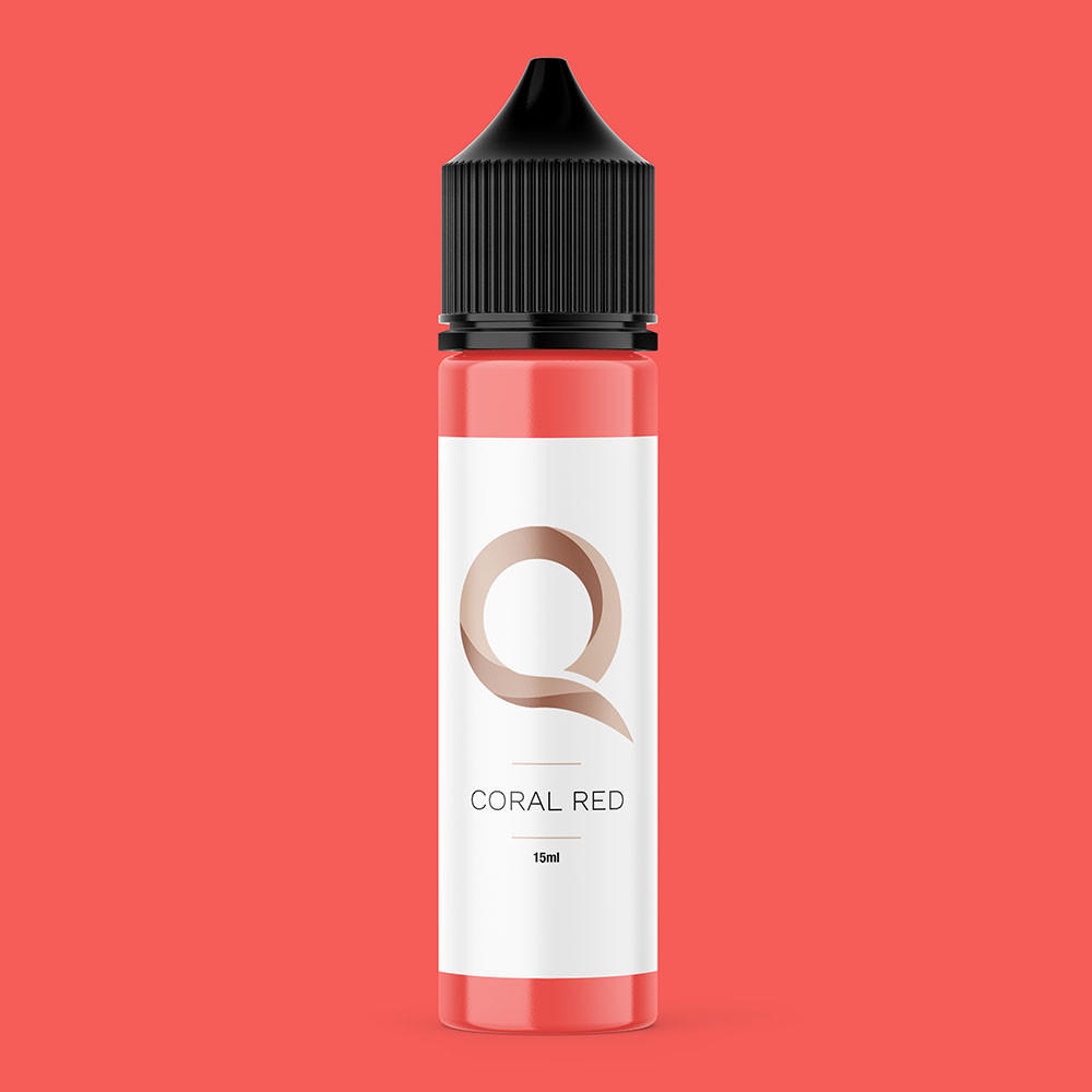 Red Lip Pigments | Coral Red | Vegan PMU | Quantum USA