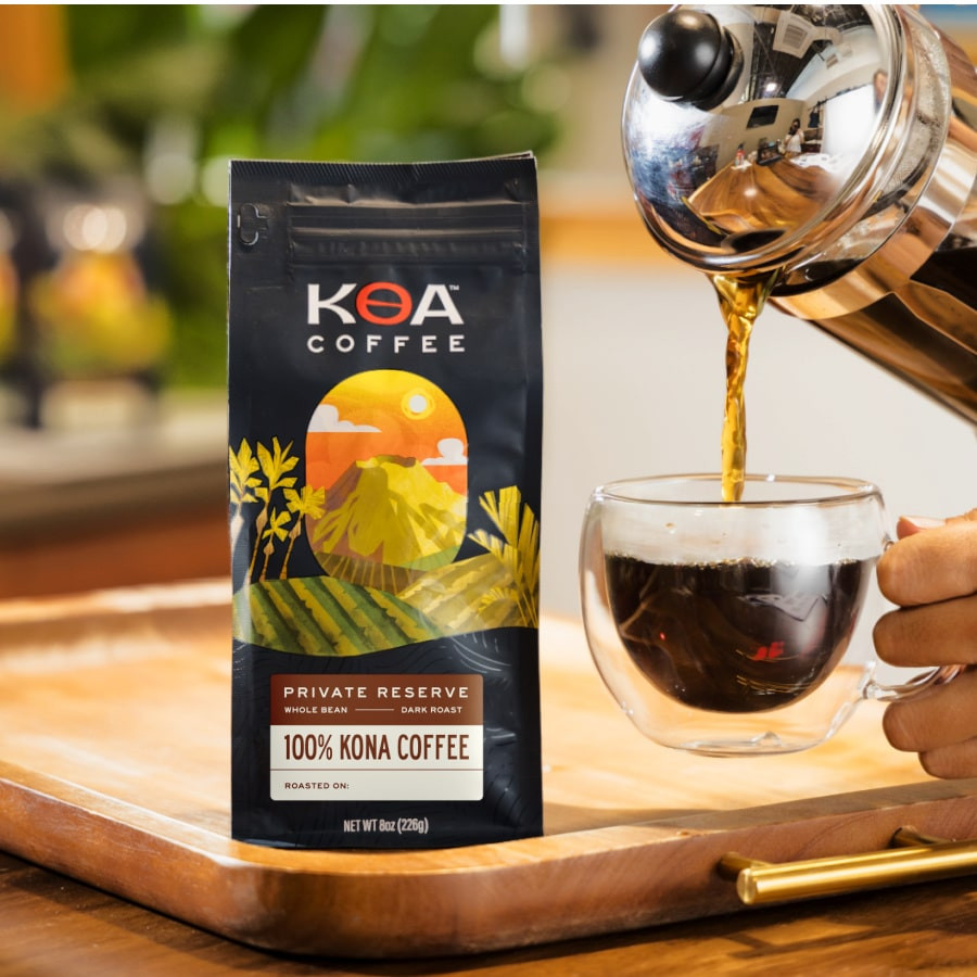 Kona Private Reserve Dark Roast Whole Bean Coffee