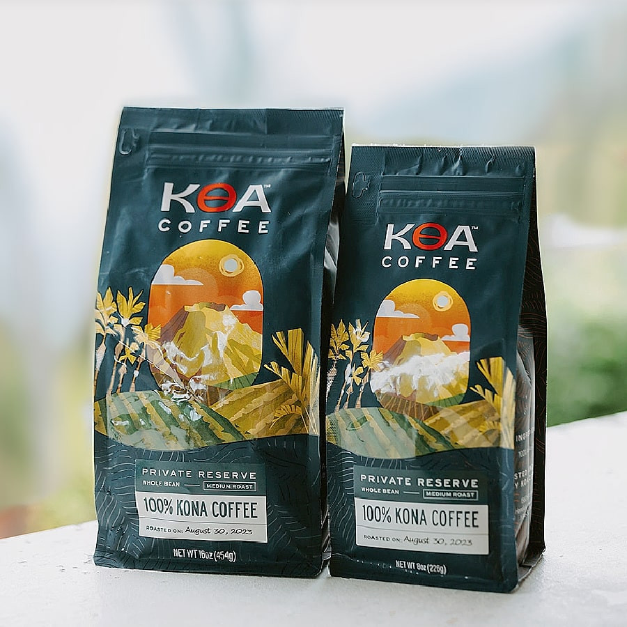 Kona Private Reserve Medium Roast Whole Bean Coffee