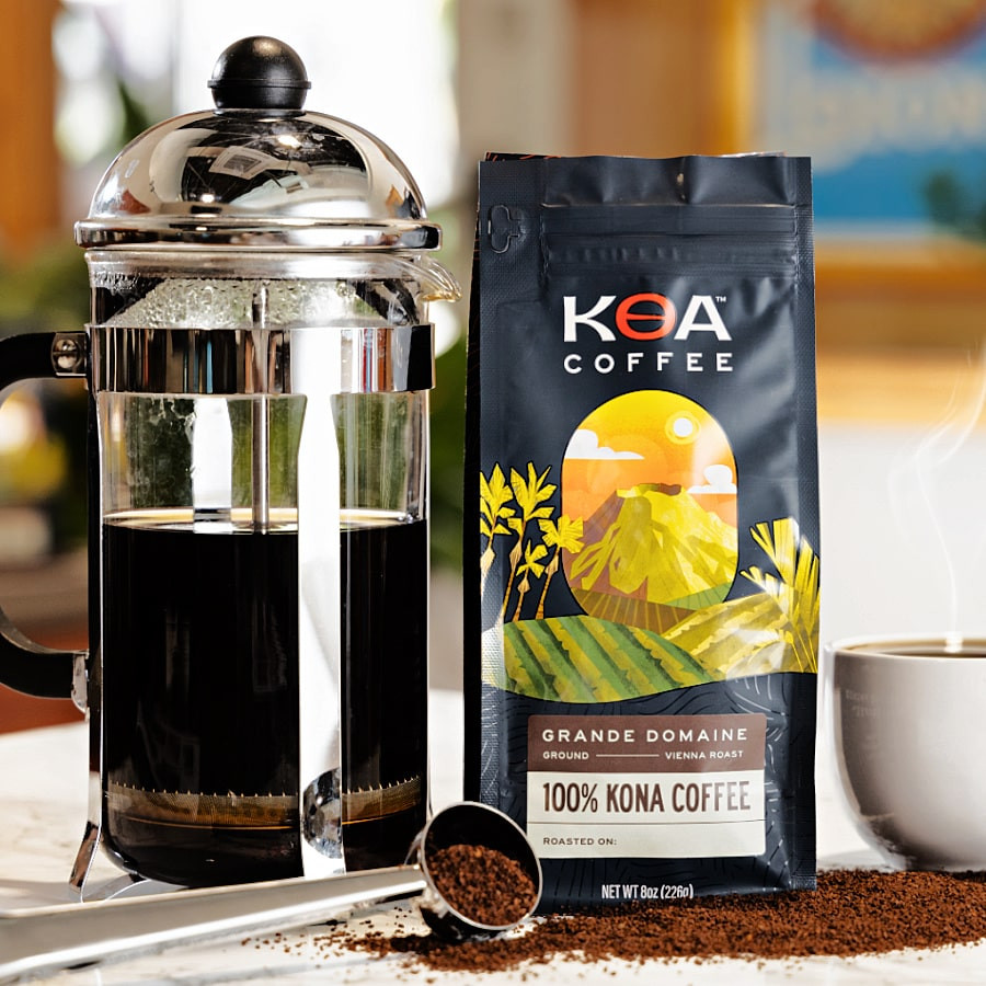 Kona Grande Domaine Vienna Roast Ground Coffee