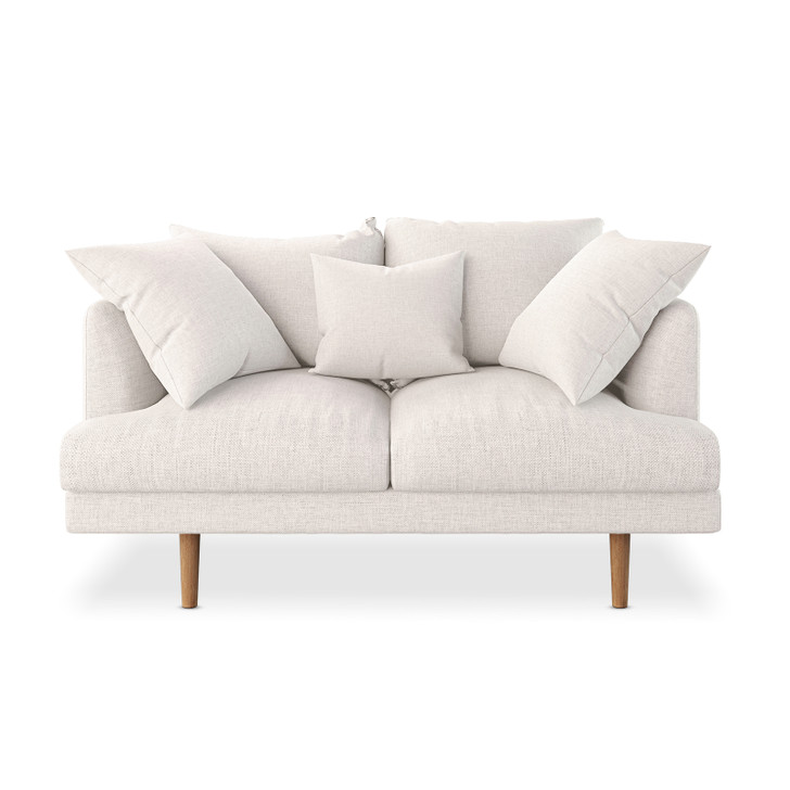 Colton 2 Seater Fabric Sofa - Cream White