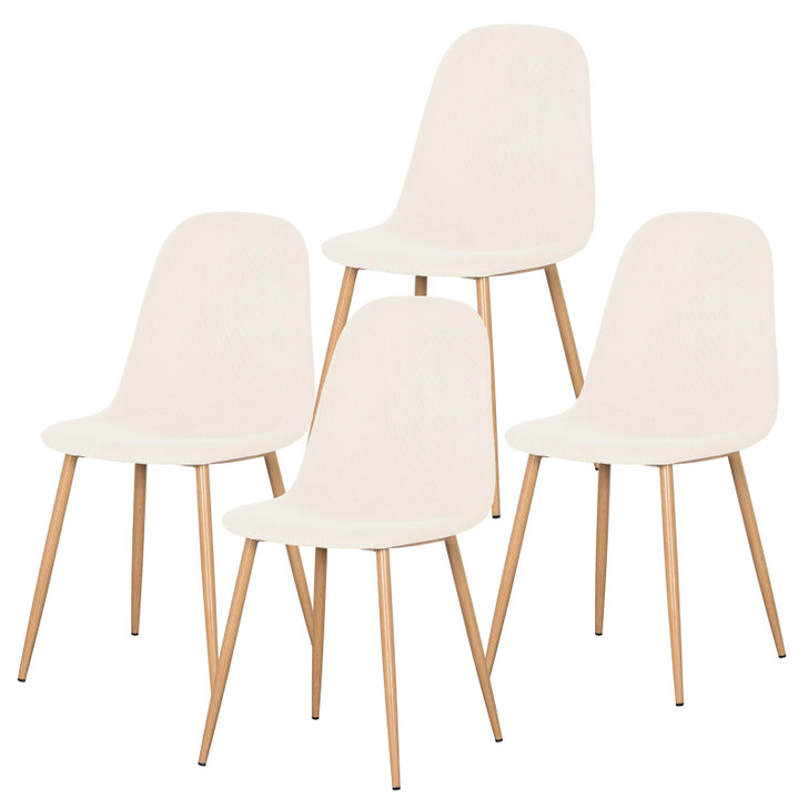 Florida Corduroy Fabric Dining Chairs (Set of 4)