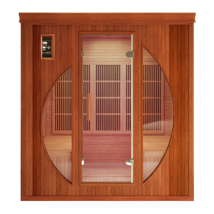 Taavi 4 Person Red Cedar Carbon Fibre Far Infrared Sauna