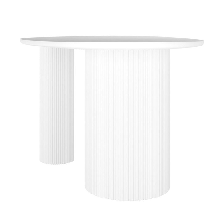 Belmar 200cm Concrete Indoor/Outdoor Dining Table White