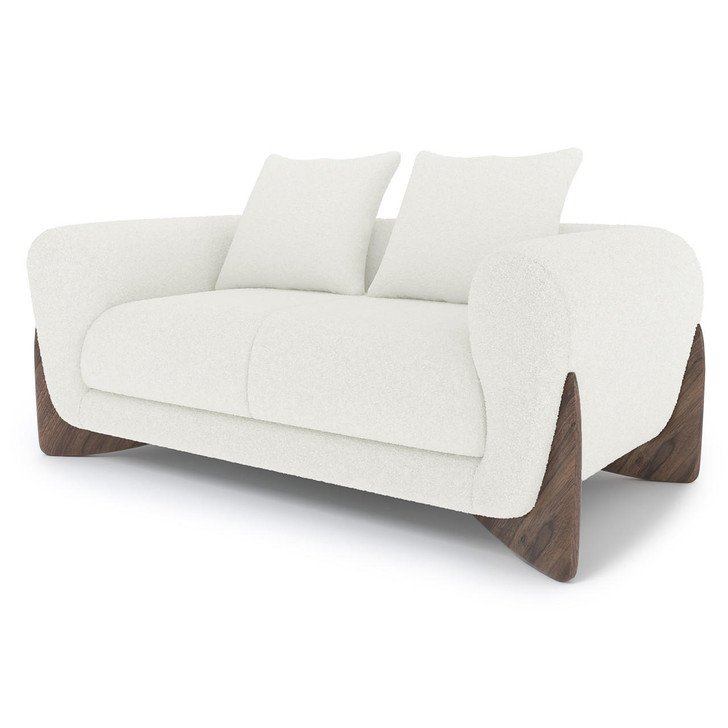 Charla 2 Seater Boucle Sofa with Pillow