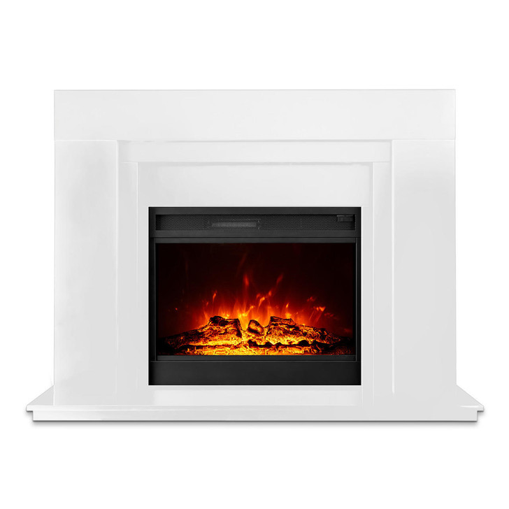 Oprah Free Standing 1950W Electric Fireplace Heater - White